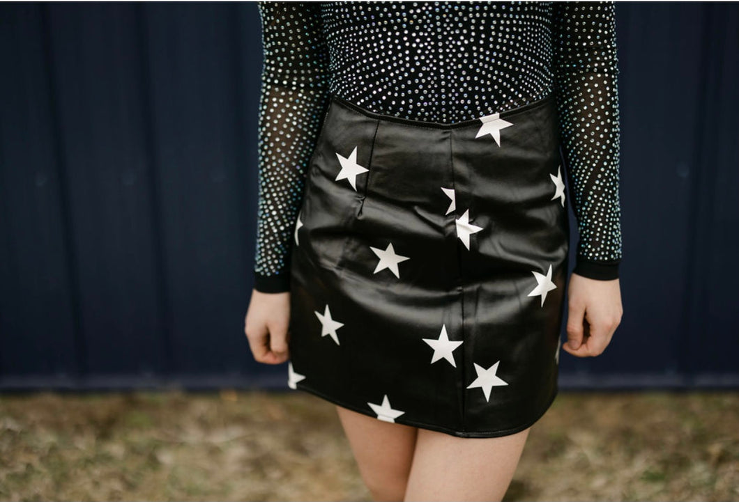 Black Superstar Skirt
