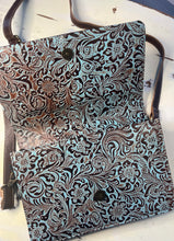 Load image into Gallery viewer, Myra Paisley Print Myra Leather Cross Body Bag
